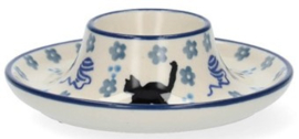 Bunzlau Egg Cup Flat Cat -Limited Edition-