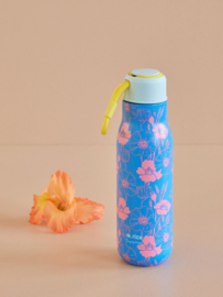 Rice Isolating Drinking Bottle with 'Poppies Love' print - RVS