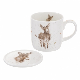 Wrendale Designs 'Gentle Jack' Mug & Coaster Set