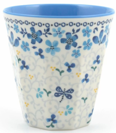 Bunzlau Castle Melamine Cup Dragonfly Garden