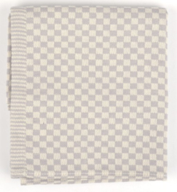 Bunzlau Tea Towel Small Check Grey