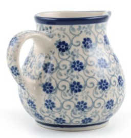 Bunzlau Creamer Jug 180 ml - Flower Fountain