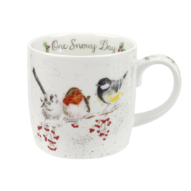 Wrendale Designs 'One Snowy Day' Christmas Mug