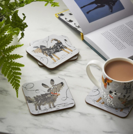 Ulster Weavers Coasters - Dog Days - set of 4-