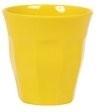 Rice Solid Colored Medium Melamine Cup in Yellow
