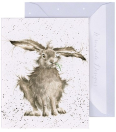 Wrendale Designs 'Hare-Brained' miniature card