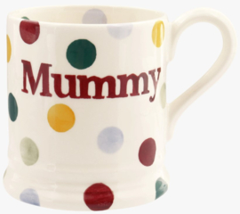 Emma Bridgewater Polka Dot Mummy 1/2 Pint Mug -kleine letters-