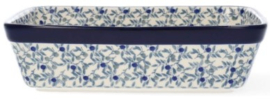 Bunzlau Oven Dish Rectangular 1880 ml - Blue Olive - 19 x 7 x 24 cm