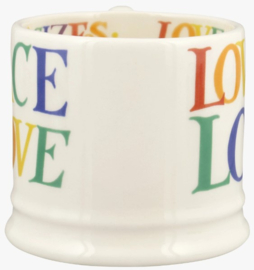 Emma Bridgewater Rainbow Toast Love Is Love Small Mug