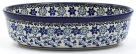 Bunzlau Oval Ovendish 1150 ml Belle Fleur