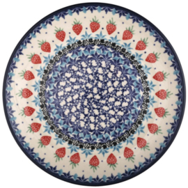 Bunzlau Plate Ø 20 cm Strawberry -Limited Edition-