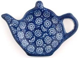 Bunzlau Teabag Dish Teapot Lace