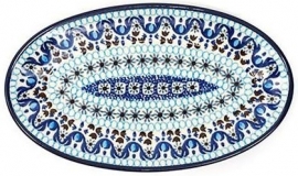 Bunzlau Oval Cookie Dish Marrakesh