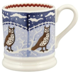 Emma Bridgewater - Christmas Icons - Owl - 1/2 Pint Mug