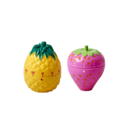 Rice Pineapple and Strawberry Shaped Egg Timers