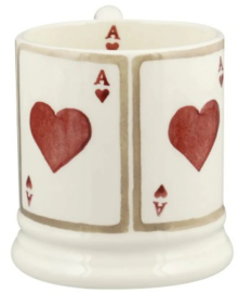 Emma Bridgewater Ace Of Hearts - 1/2 Pint Mug