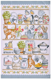Ulster Weavers Cotton Tea Towel - Pantry Cats