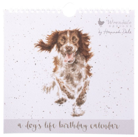 Wrendale Designs 'A Dog's Life' Birthday Calendar