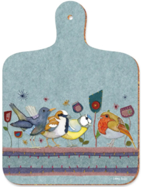 Emma Ball Small Chopping Board - Stitched Birdies