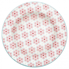 GreenGate Small Plate Leah pale pink -stoneware-