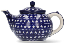 Bunzlau Teapot 1300 ml Blue Stars