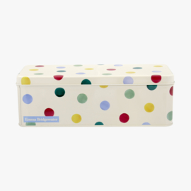 Emma Bridgewater Polka Dot Long Rectangular Tin -langwerpig-