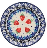 Bunzlau Teabag Dish Ø 10 cm Strawberry -Limited Edition-