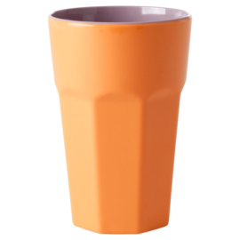Rice Tall Melamine Cup - Apricot & Lavender