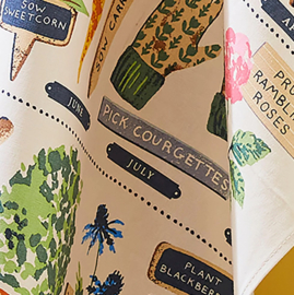 Ulster Weavers Cotton Tea Towel - Time to Grow - Jobs