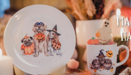 Wrendale Designs Lunch Plate 'Trick or Treat' Halloween
