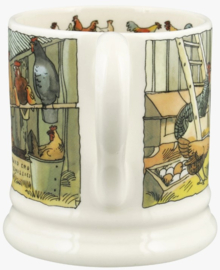 Emma Bridgewater - In The Hen House 1/2 Pint Mug