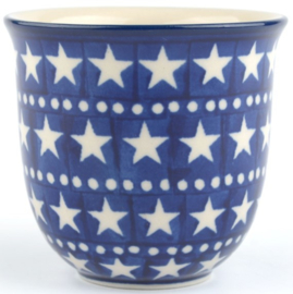 Bunzlau Tulip Mug 200 ml Blue Stars -Limited Edition-