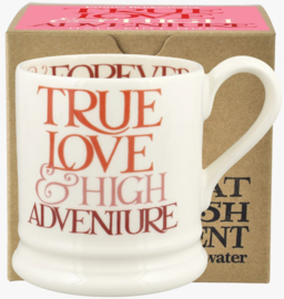 Emma Bridgewater Pink Toast True Love 1/2 Pint Mug Boxed