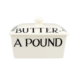 Emma Bridgewater Black Toast Half a Pound Small Butter Dish