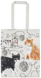 Ulster Weavers Medium Biodegradable PVC Shopper Bag - Feline Friends
