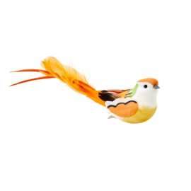 Rice Large Gift Wrapping Deco Bird with Clip - per stuk-