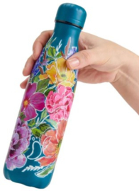 Chilly's Drink Bottle 500 ml Petal Sketch -mat met reliëf-