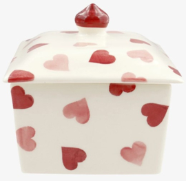 Emma Bridgewater Pink Hearts - Small Butter Dish *b-keuze*