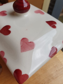 Emma Bridgewater Pink Hearts - Small Butter Dish *b-keuze*