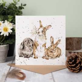 Wrendale Designs 'All Ears' Rabbit Card