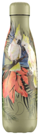 Chilly's Drink Bottle 500 ml Tropical Cacatua -mat met reliëf-