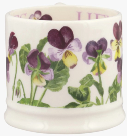 Emma Bridgewater Flowers - Heartsease Pansies - Small Mug