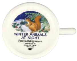 Emma Bridgewater - Winter Animals - Midnight Squirrel - 1/2 Pint Mug