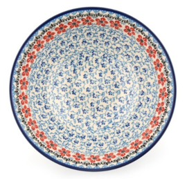 Bunzlau Bowl 3470 ml Ø 28 cm Red Violets