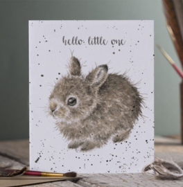 Wrendale Designs 'Little Leveret' New Baby Card