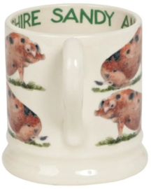 Emma Bridgewater - Farmyard Animals - Oxfordshire Sandy & Black Pig - 1/2 Pint Mug *b-keuze*