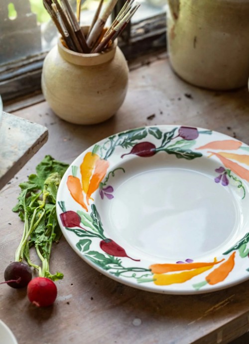 Emma Bridgewater Kitchen Garden - Carrots & Beets - 8 1/2 Inch Plate