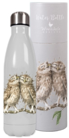 Wrendale Designs 'Birds of a Feather' Owl Water Bottle 500 ml