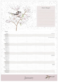 Wrendale Designs  'The Country Set' Family Calendar 2027