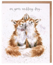 Wrendale Designs 'Newlyweds' Wedding Card